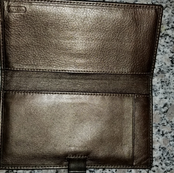 Coach Check Book Cover - Picture 3 of 3